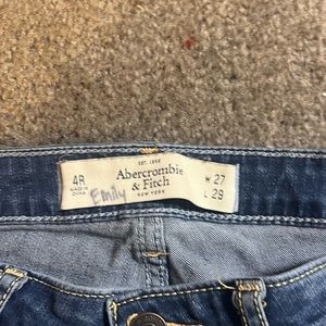 Abercrombie and fitch jeans. Size 4T